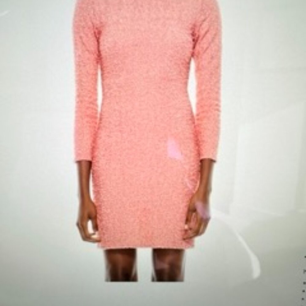 ALICE + OLIVIA DELORA SEQUIN PINK MINI DRESS